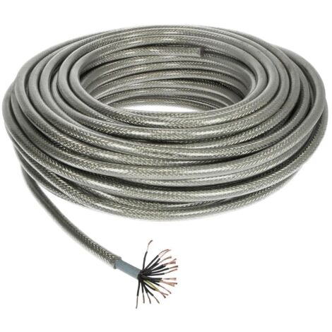 Câble de commande blindé en PVC 18 x 1,5 mm² avec conducteur de protection