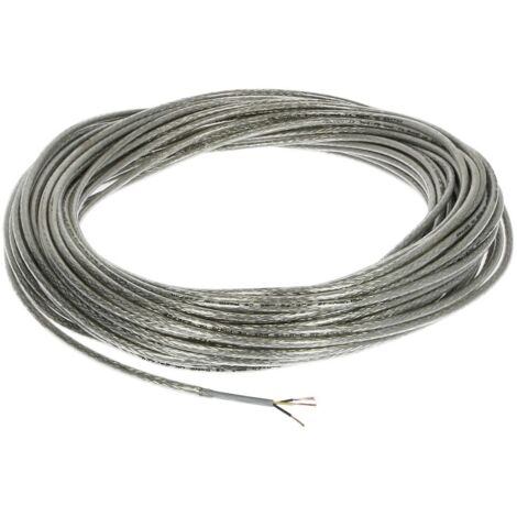 Câble de commande blindé en PVC 3 x 0,75 mm² avec conducteur de protection