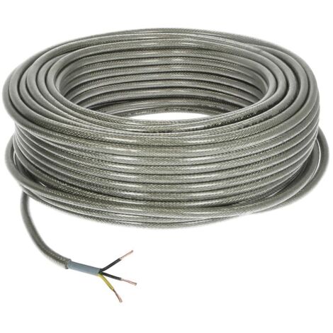 Câble de commande blindé en PVC 3 x 2,5 mm² avec conducteur de protection