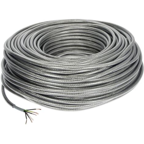 Câble de commande blindé en PVC 5 x 1,5 mm² avec conducteur de protection