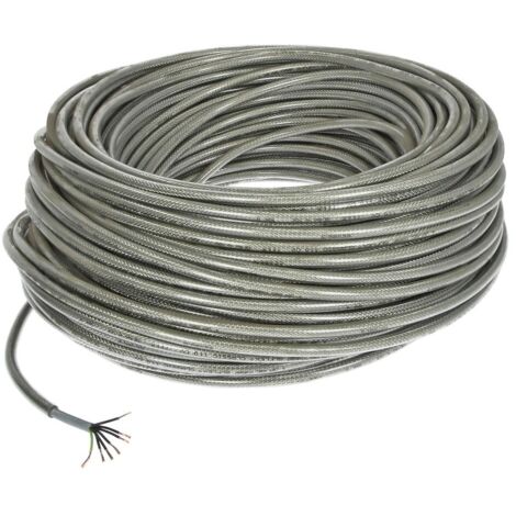 Câble de commande blindé en PVC 7 x 0,75 mm² avec conducteur de protection