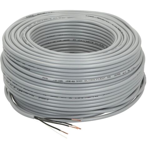Câble de commande PVC 4 x 1,0 mm² sans conducteur de protection