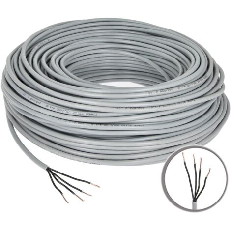 Câble de commande PVC 4 x 1,5 mm² sans conducteur de protection