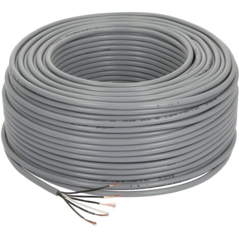 Câble de commande PVC 5 x 1,0 mm² sans conducteur de protection