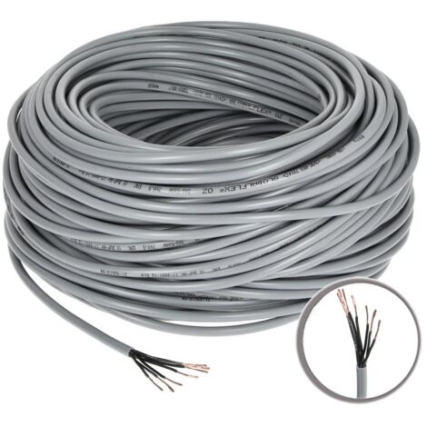 Câble de commande PVC 7 x 0,5 mm² sans conducteur de protection