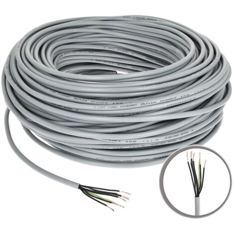Câble de commande PVC 7 x 0,75 mm² avec conducteur de protection