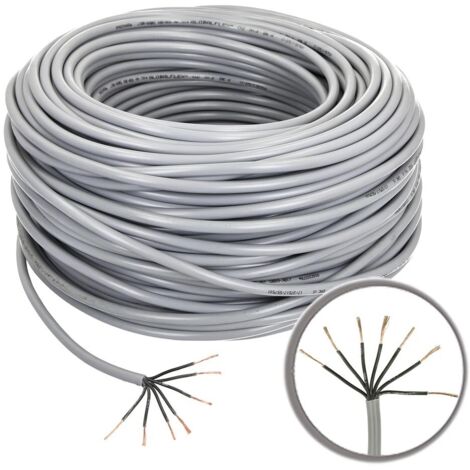 Câble de commande PVC 7 x 1,0 mm² sans conducteur de protection
