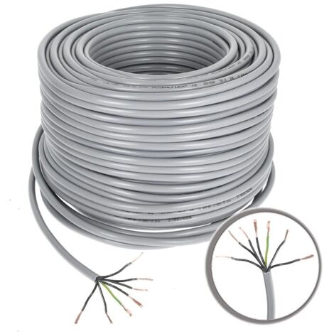 Câble de commande PVC 7 x 1,5 mm² avec conducteur de protection
