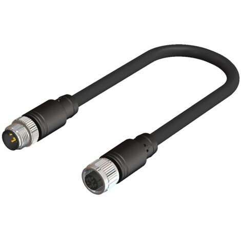 Câble de commande RS PRO 5 conducteurs , M12 Femelle vers M12 Mâle, 10m ( Prix pour 1 )