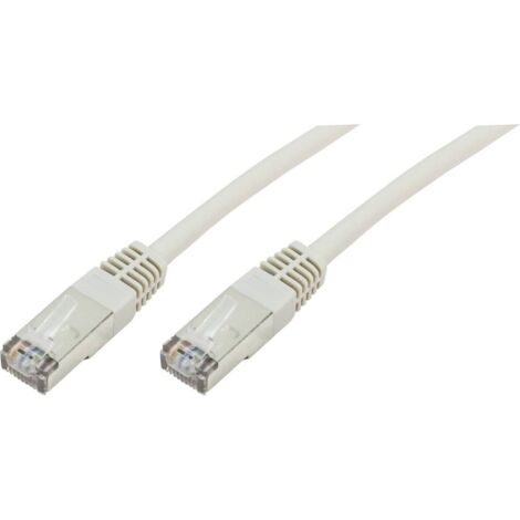 Câble de connexion F/UTP, CAT. 5e 10 m - [1x RJ45 mâle - 1x RJ45 mâle] - DK-1521-100 - 10.00 m - gris