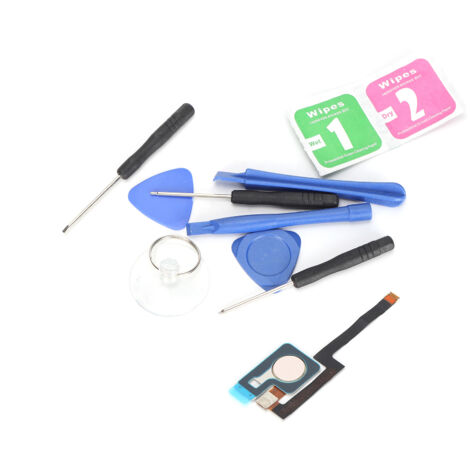 Câble de connexion pour bouton d'accueil et capteur d'empreinte digitale Google Pixel 3 XL - 6,3 pouces - PCB flexible - Rose