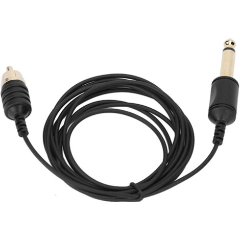 Câble de connexion RCA 1.8m pour machine à tatouer, embout droit et superfin