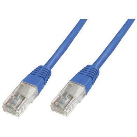 Cable De Connexion Utp Cat 5E 0,5 M Bleu - [1x RJ45 mâle - 1x RJ45 mâle] - DK-1511-005/B - 0.50 m - bleu R49894