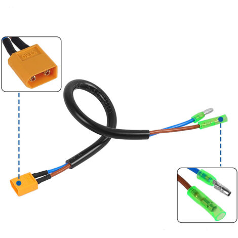 Câble de connexion XT60 pour batterie de vélo électrique BAFANG BBSHD BBS01B BBS02B