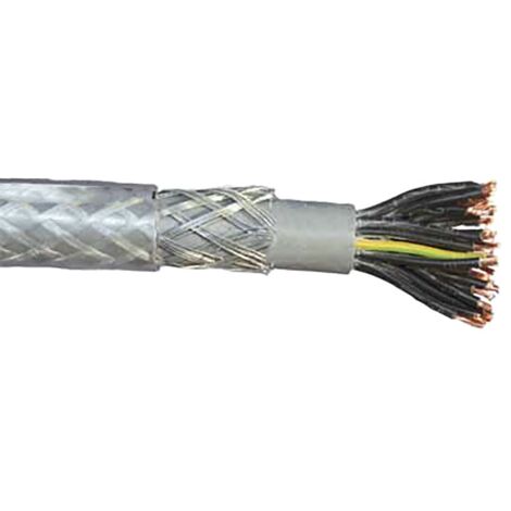 Câble de contrôle SY 18 x 0,75 mm², Blindé, en Chlorure de polyvinyle PVC ( Prix pour Bobine de 50 Mètres )