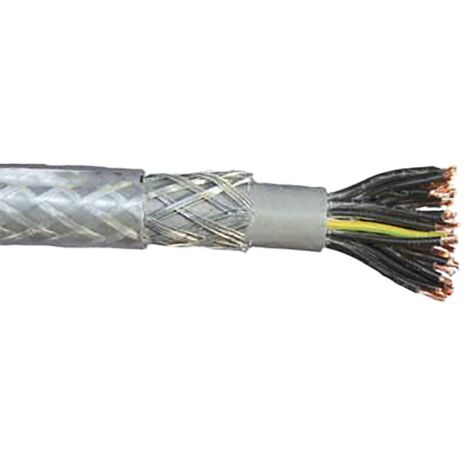 Câble de contrôle SY 25 x 0,75 mm², Blindé, en Chlorure de polyvinyle PVC ( Prix pour Bobine de 50 Mètres )