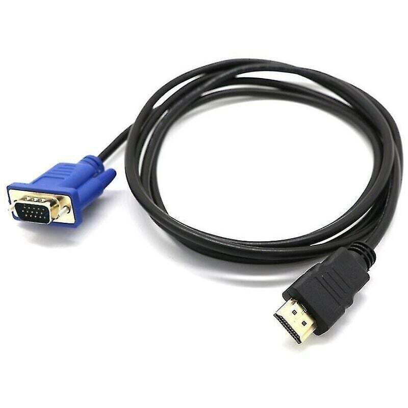 Câble de conversion Hdmi vers Vga 1080p de 1 m pour les connexions Hdmi vers Vga