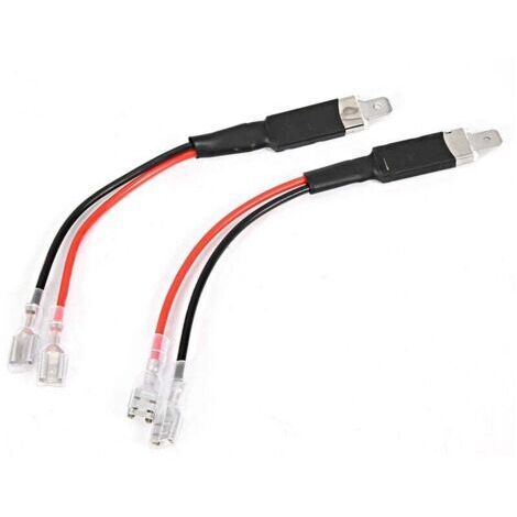 Câble de conversion LED TONYSA H1, ensemble de 2 pièces comprenant un connecteur de faisceau de conversion LED unique H1, un adaptateur de support de faisceau et convient aux ampoules de phares LED.