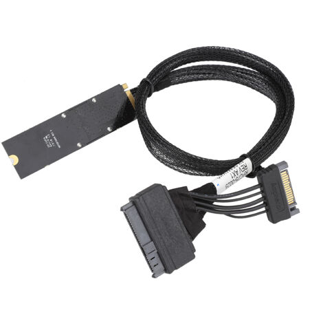 Câble de conversion U.2 vers M.2 SF-8639 pour SSD NVMe Intel 750, P4610, Samsung 983
