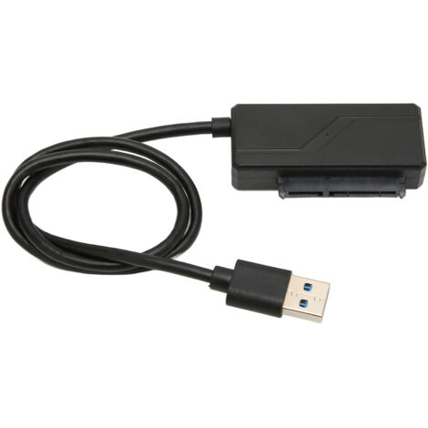Câble de conversion USB 2.0 en SATA pour disque dur HDD/SSD et lecteur DVD, 480 Mbps, compatible PC portable