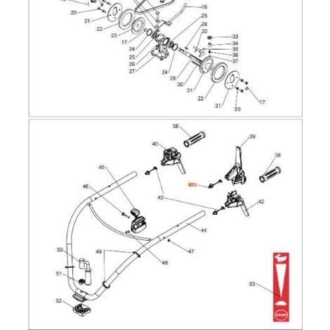 CABLE DE CUCHILLA ORIGINAL EMAK PB0308020089R