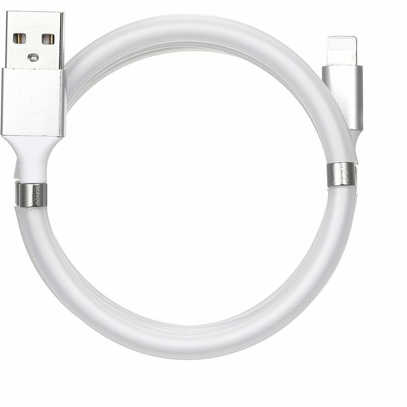 

Cable de datos de absorcion magnetica Iman Cable de carga telescopico portatil Cable de carga rapida Organizador de cables de datos USB,Reemplazo