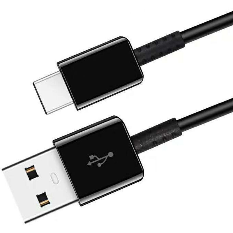 

Cable de datos de carga tipo C Cable de carga rapida Cable de carga USB C, 1 metro, Negro