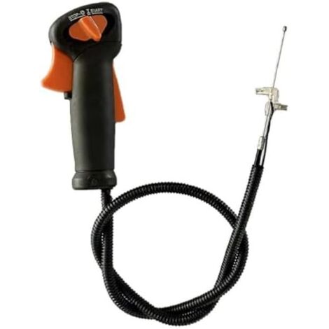 Câble de déclencheur d'accélérateur rechange pour débroussailleuse FS75 FS85 Pièce OEM 4137-180-1109, poignée en nylon ABS noir, équipement AC -