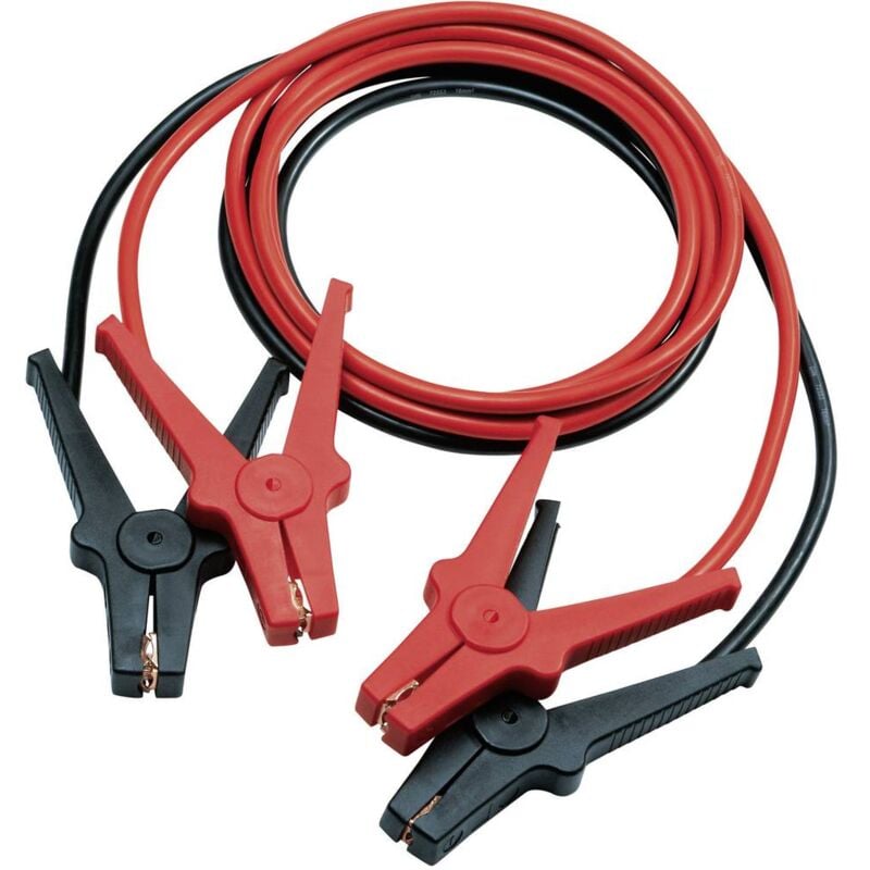 Câble de démarrage 20.8 mm² AEG 2 AEG 97203 avec pinces en plastique, sans circuit de protection 3.50 m Aluminium (revête