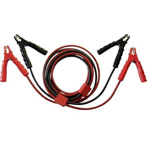 Câble de démarrage 25 mm² SET® 2224352 avec circuit de protection, avec pinces en tôle d'acier 3.50 m cuivre W664621