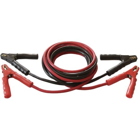 Câble de démarrage 50 mm² SET® 2145500 avec pinces droites en laiton, sans circuit de protection 5.00 m cuivre C34903
