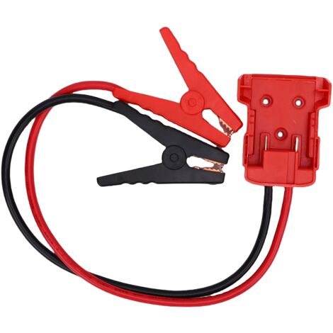 Câble de Démarrage de Batterie 18V, pour Voitures Moyennes, Camions Légers SUV, Câble de Booster de Batterie Automobile (2FT)