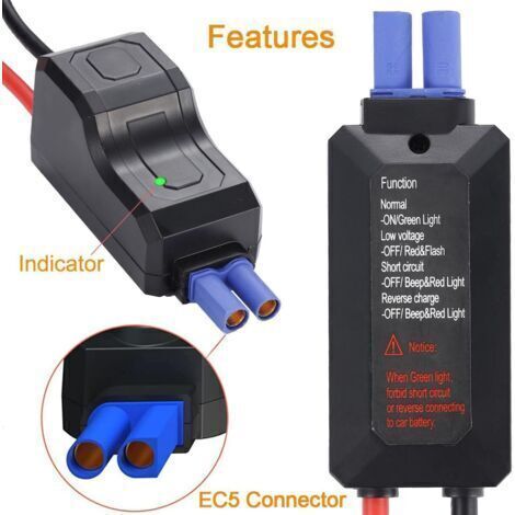 Câble de démarrage d'urgence portable pour voiture intelligente (pack unique), pinces crocodiles de rechange pour démarreur d'urgence portable 12 V.