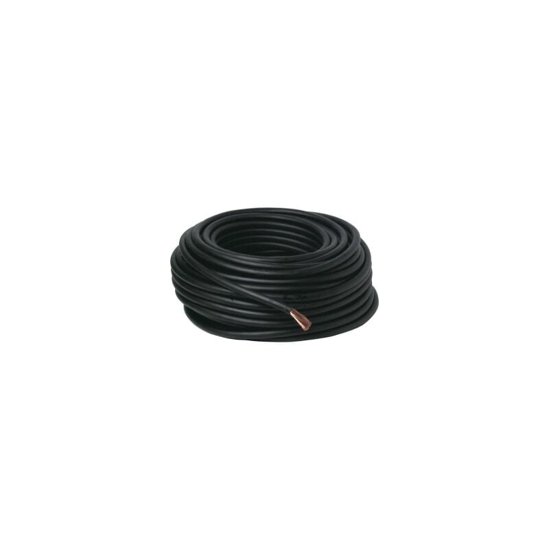 Cour.25m cable demarr 25mm2-noir ho7vk
