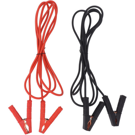 Câble de démarrage robuste pour voiture, portable et rapide à connecter, idéal pour usage domestique et extérieur, longueur 4m.