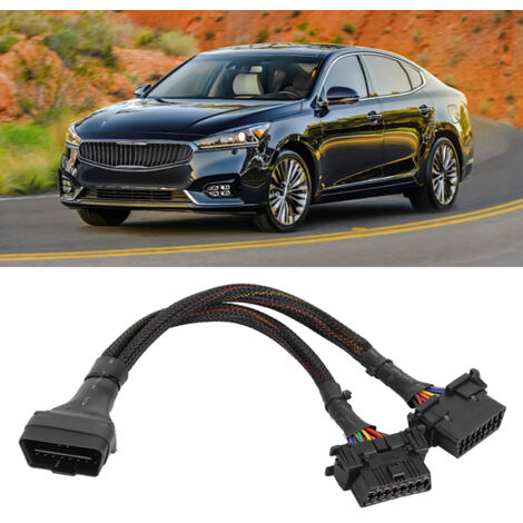 Câble de Diagnostic OBD Y-Splitter 1 à 2 pour Outil de Scan Automobile