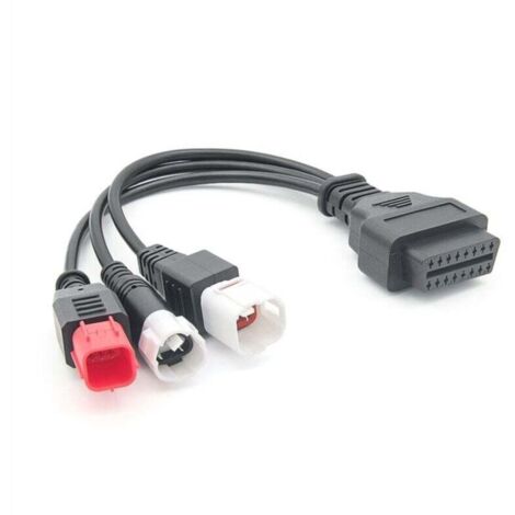 Câble de Diagnostic OBD2 pour Moto Kline Euro5 16 Broches Vers 3 4 6 Adaptateur