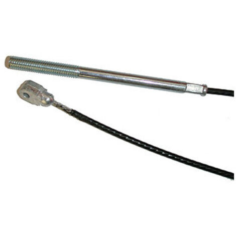 Câble de direction droit adaptable pour STIGA modèle Park 2002 - Longueur totale: 990mm. Remplace origine: 1134-2817-02