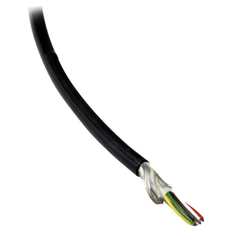 BKL Electronic 1506069/10 Câble de données Li12YD11Y 8 x 0.5 mm² noir 10 m S910981