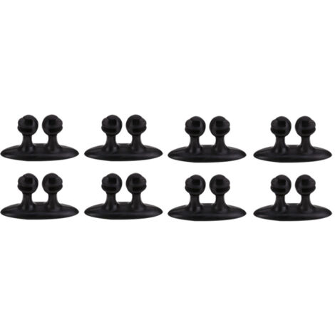 Câble de données pour chargeur de voiture avec système de navigation et clip de fixation, carte multifonction à 8 clips, noir