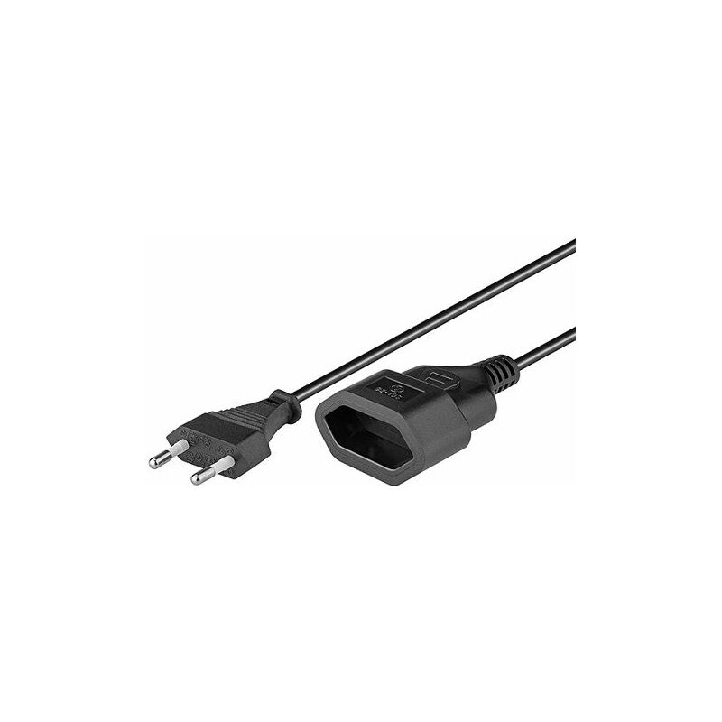 

Cable de extension alimentacion CEE 7/16 3 M Negro