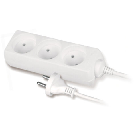 Cable de extensión de 3 tomas de corriente de 5 metros - VT-300-0305
