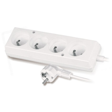 Cable de extensión de 4 tomas de corriente de 5 metros con/sin - VT-300-1405