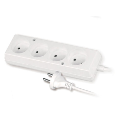Cable de extensión de 4 tomas de corriente de 5 metros - VT-300-0405