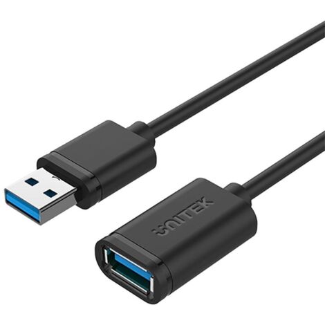 Cable de extensión Unitek Y-C459GBK USB 3.0 AM-AF de 2 m