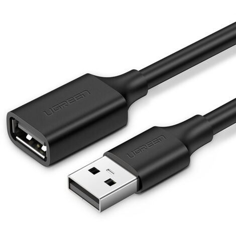 Cable de extensión USB 2.0 UGREEN US103, 3 m (negro)