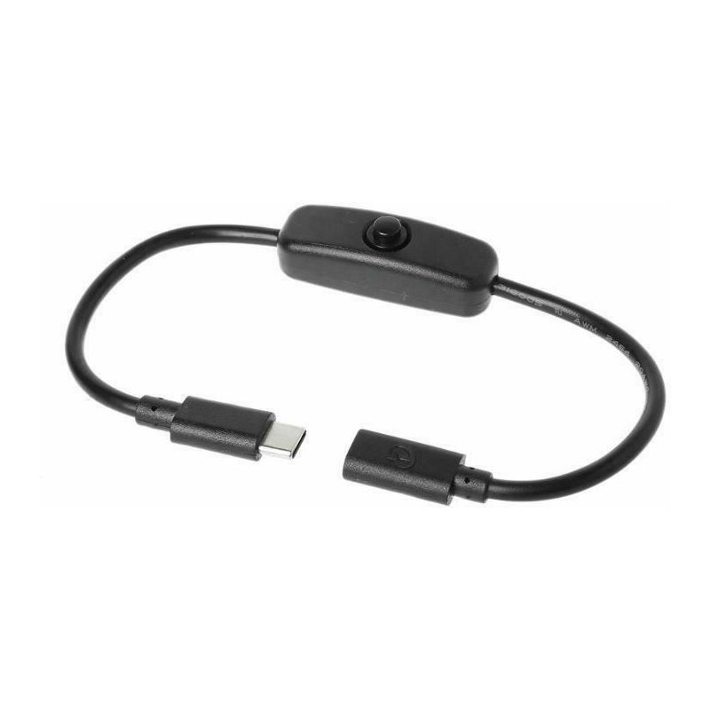 

Cable de extensión USB-C tipo C macho a hembra con Interruptor ON/OFF