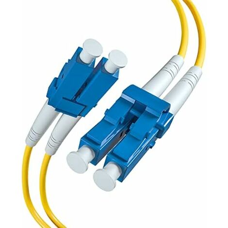 Cable de fibra óptica - Cable amarillo ethernet - Prendeluz