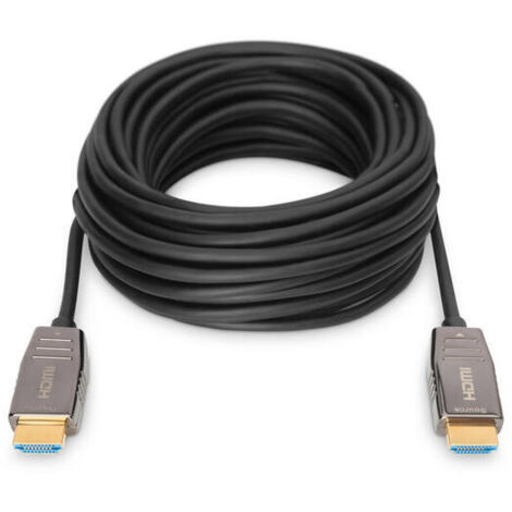 Cable de fibra Óptica hÍbrido digitus hdmi aoc, uhd 8k, 10m