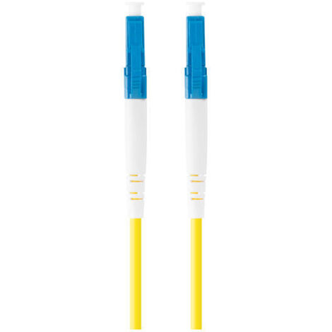 CABLE DE FIBRAOPTICA LANBERG 10M MONO LC/UPC-LC/UPC SIMPLEX G657A1 LSZH AMARILL